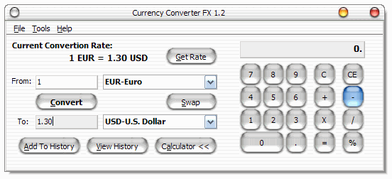 Screenshot for Currency Converter FX 1.2