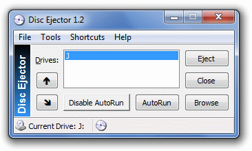 Click to view Disc Ejector 1.1 screenshot